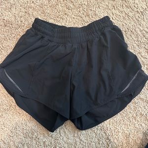 Lululemon Hotty Hot Black Shorts